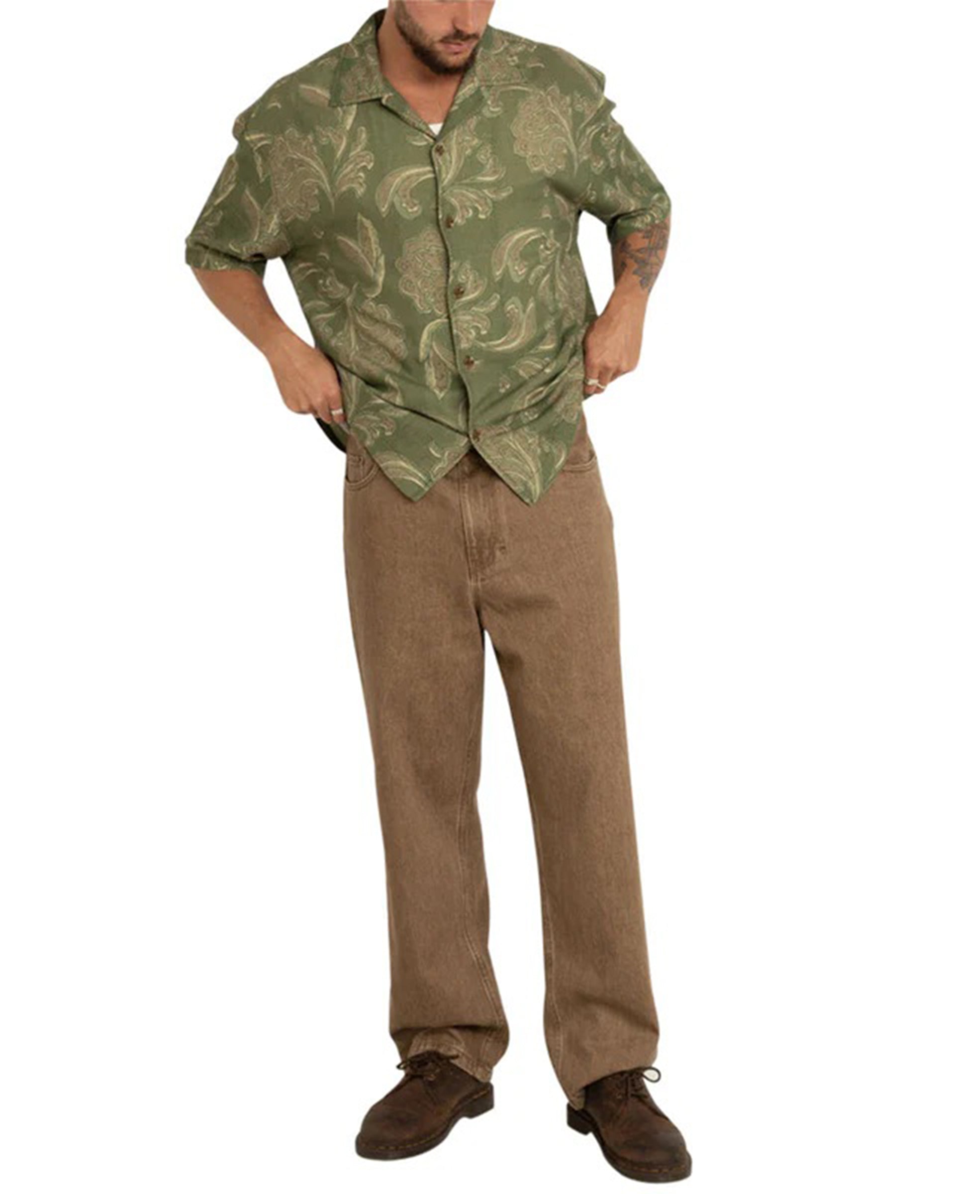 Rhythm Subtle Baggy Jeans - Chai