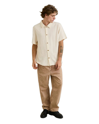 Rhythm Sundown Short Sleeve Shirt - Natural
