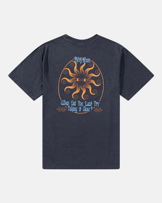 Rhythm Sun Vintage Short Sleeve T-Shirt - Vintage Navy