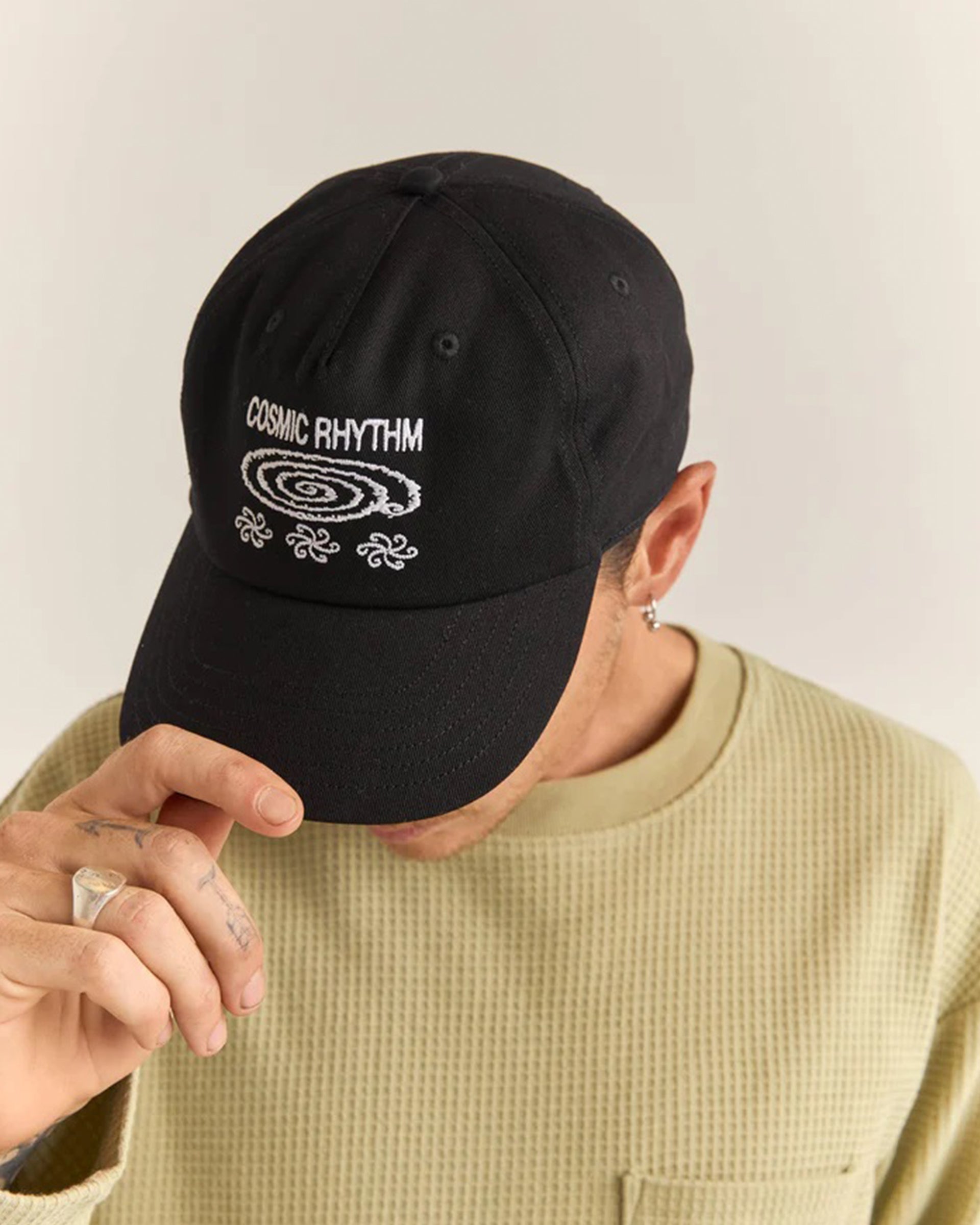 Rhythm Swirl Cap - Black