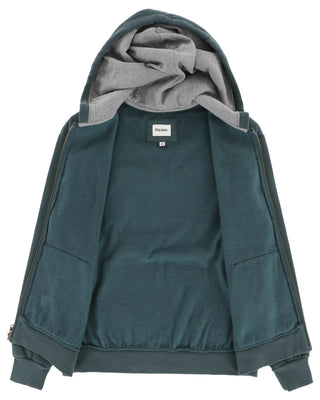 Rhythm Thermal Fleece Zip Hoodie - Dark Pine
