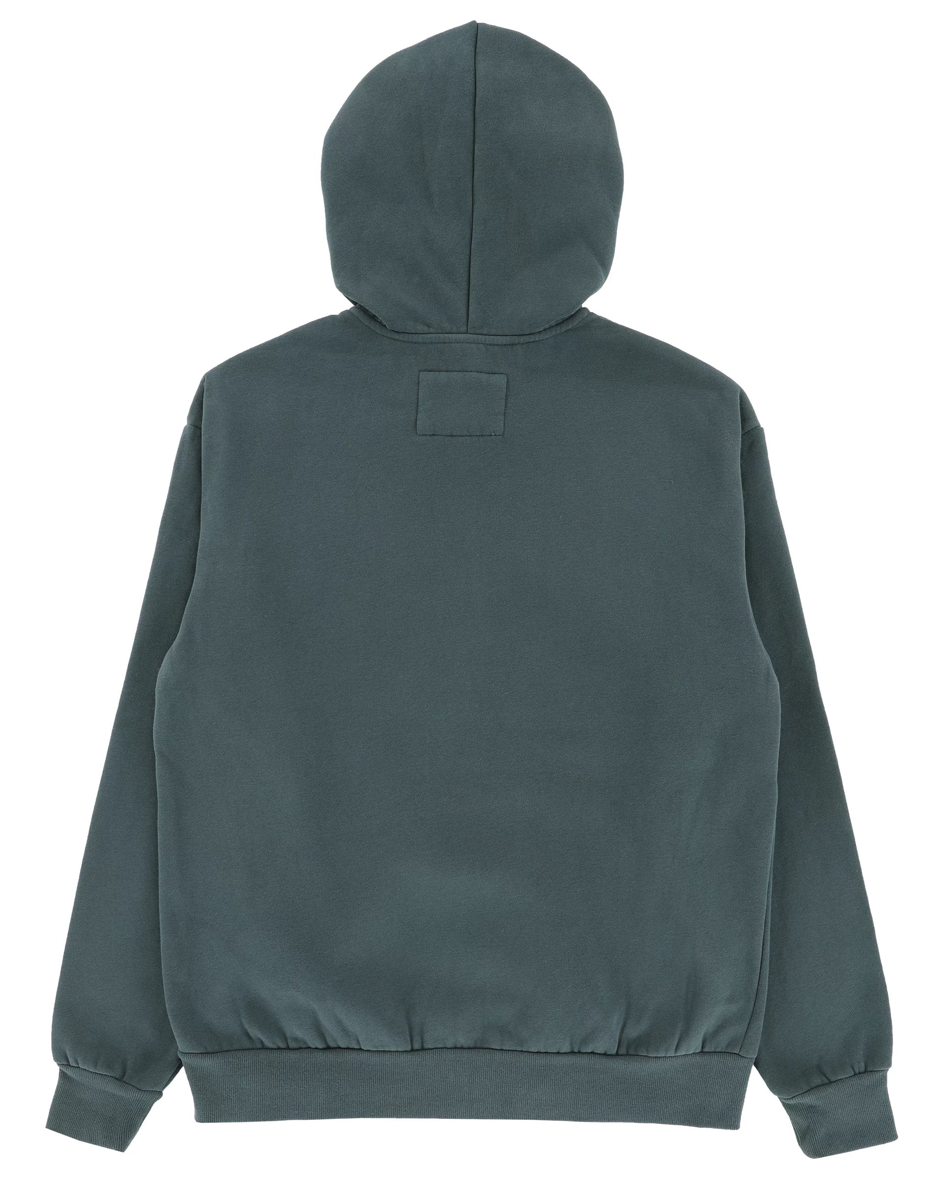 Rhythm Thermal Fleece Zip Hoodie - Dark Pine