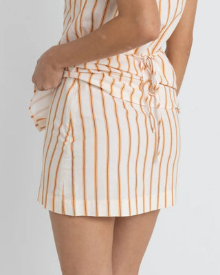 Rhythm Women's Tide Stripe Mini Skirt - Natural