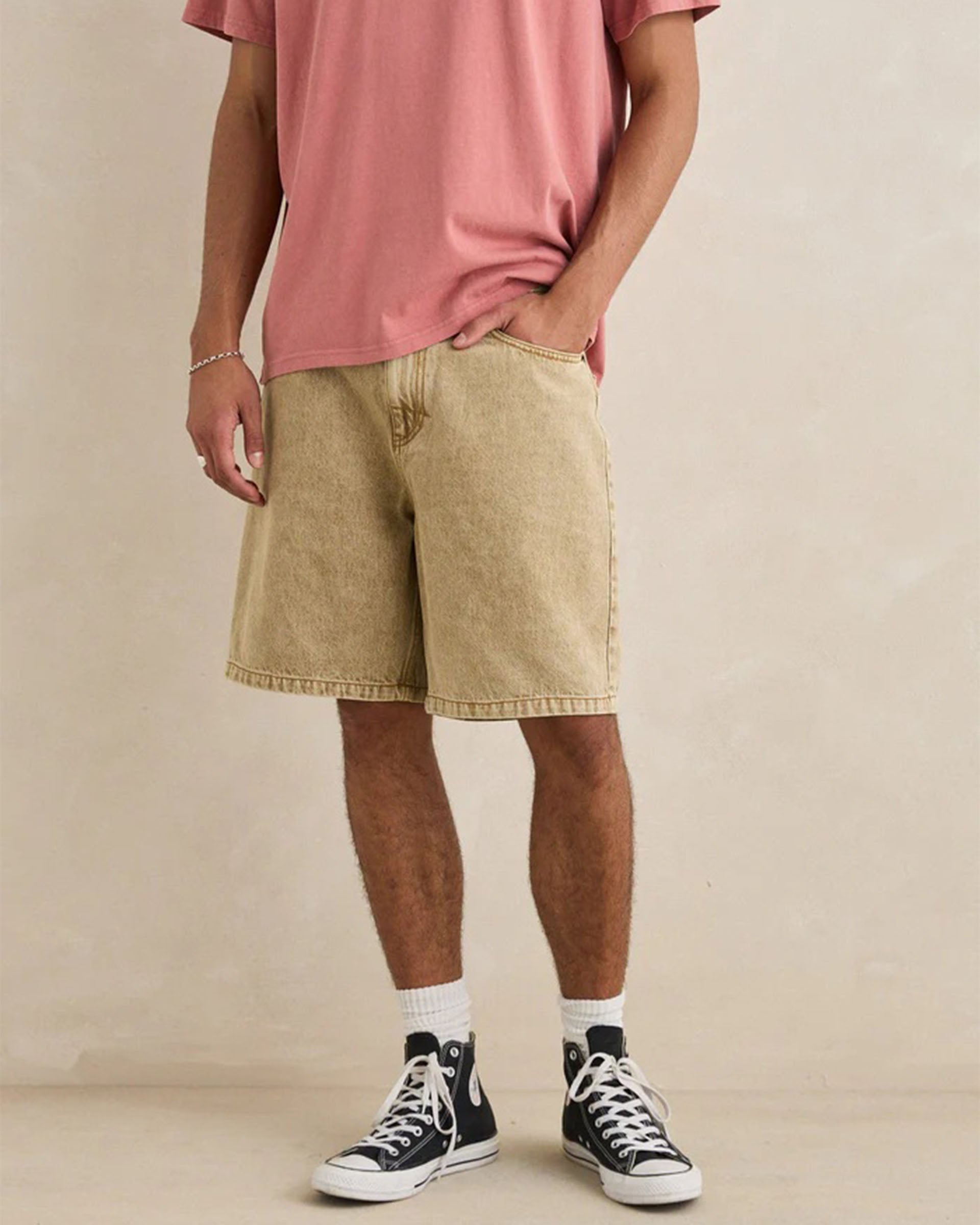 Toby Denim Short - Sand