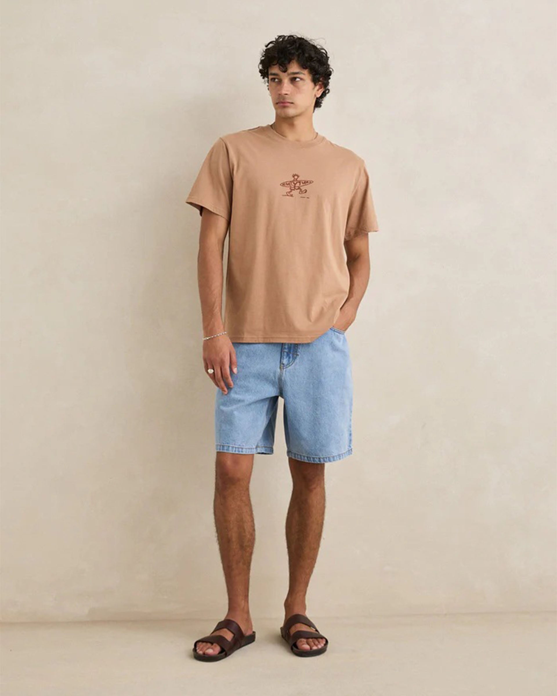 Rhythm Toby Denim Short - Stone Wash