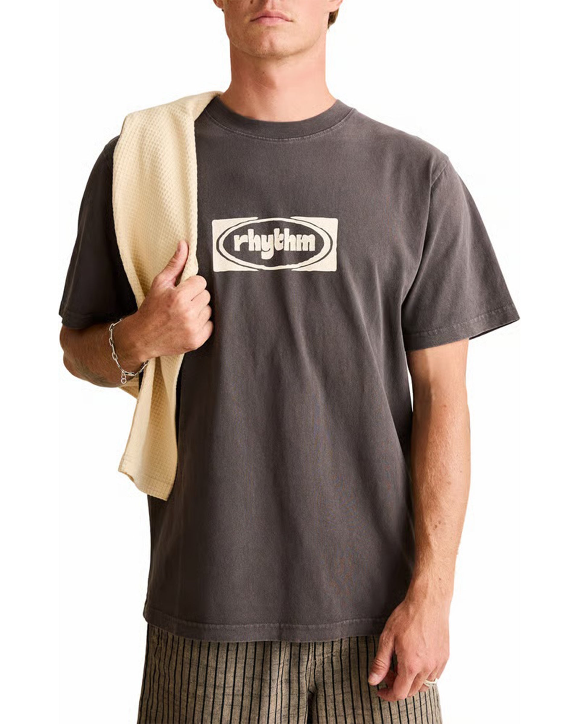 Rhythm Towner Vintage Short Sleeve T-Shirt - Black