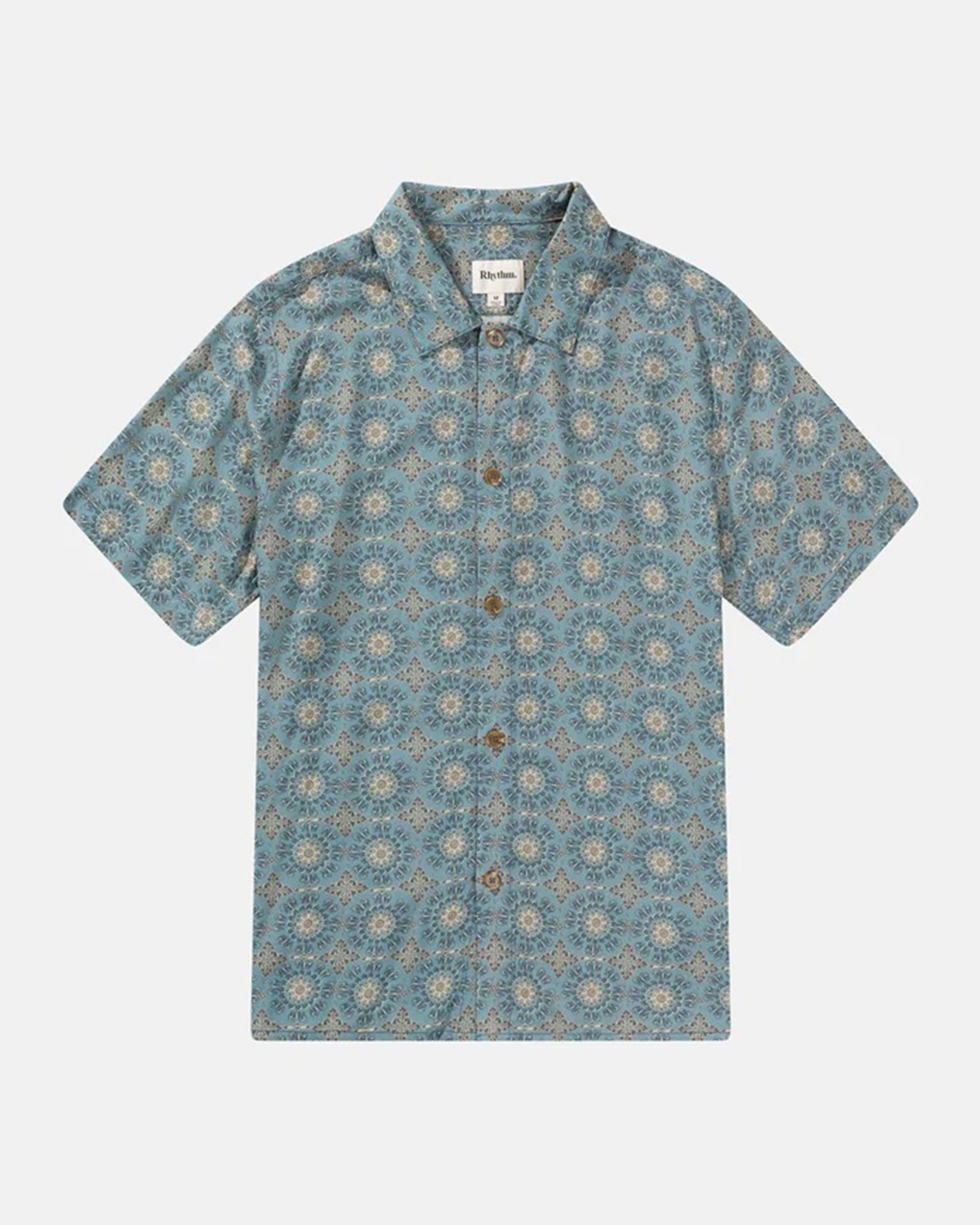 Rhythm Tulum Short Sleeve Shirt - Slate