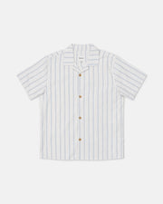 Vacation Stripe S/S Shirt - Natural