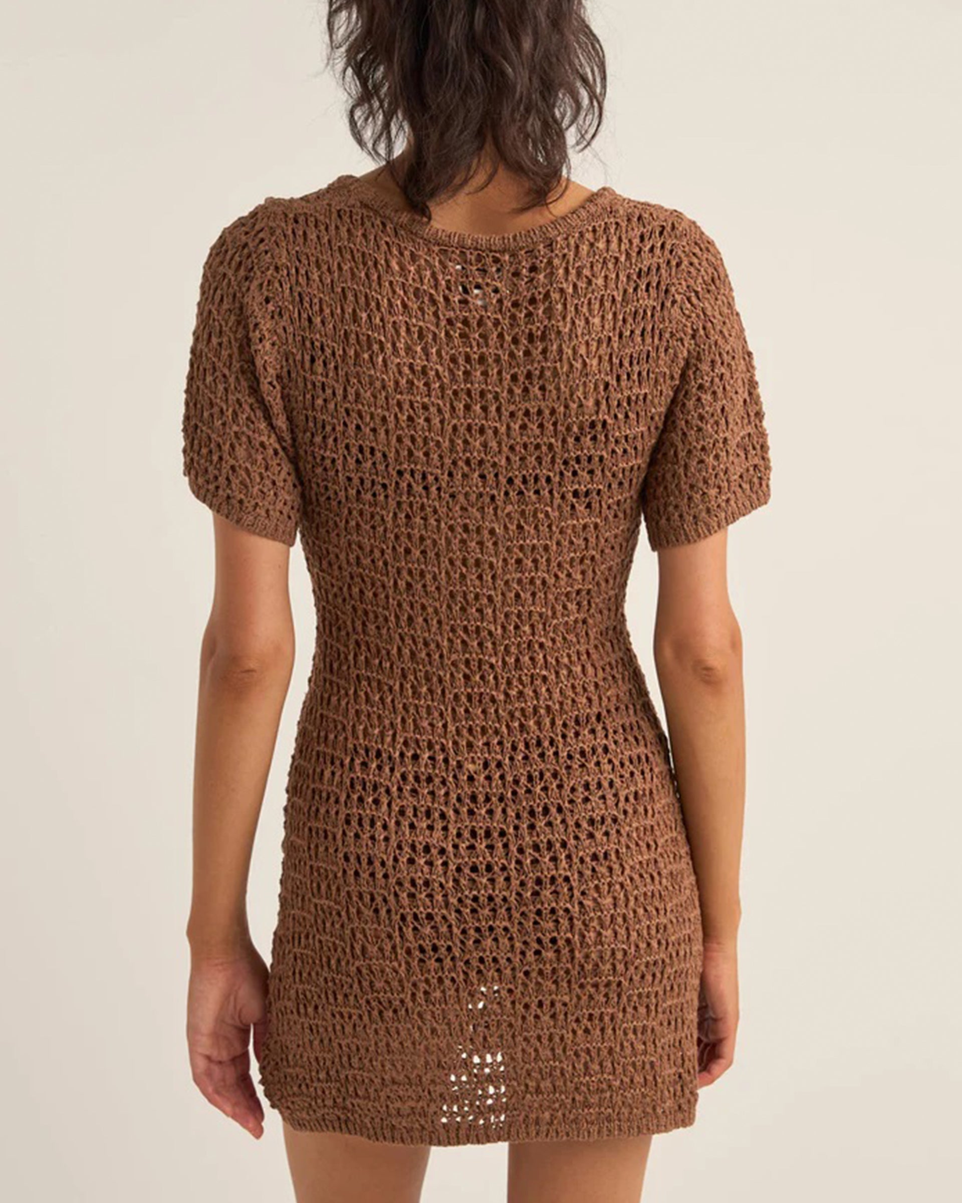 Rhythm Women's Venice Knit Mini Dress - Chocolate