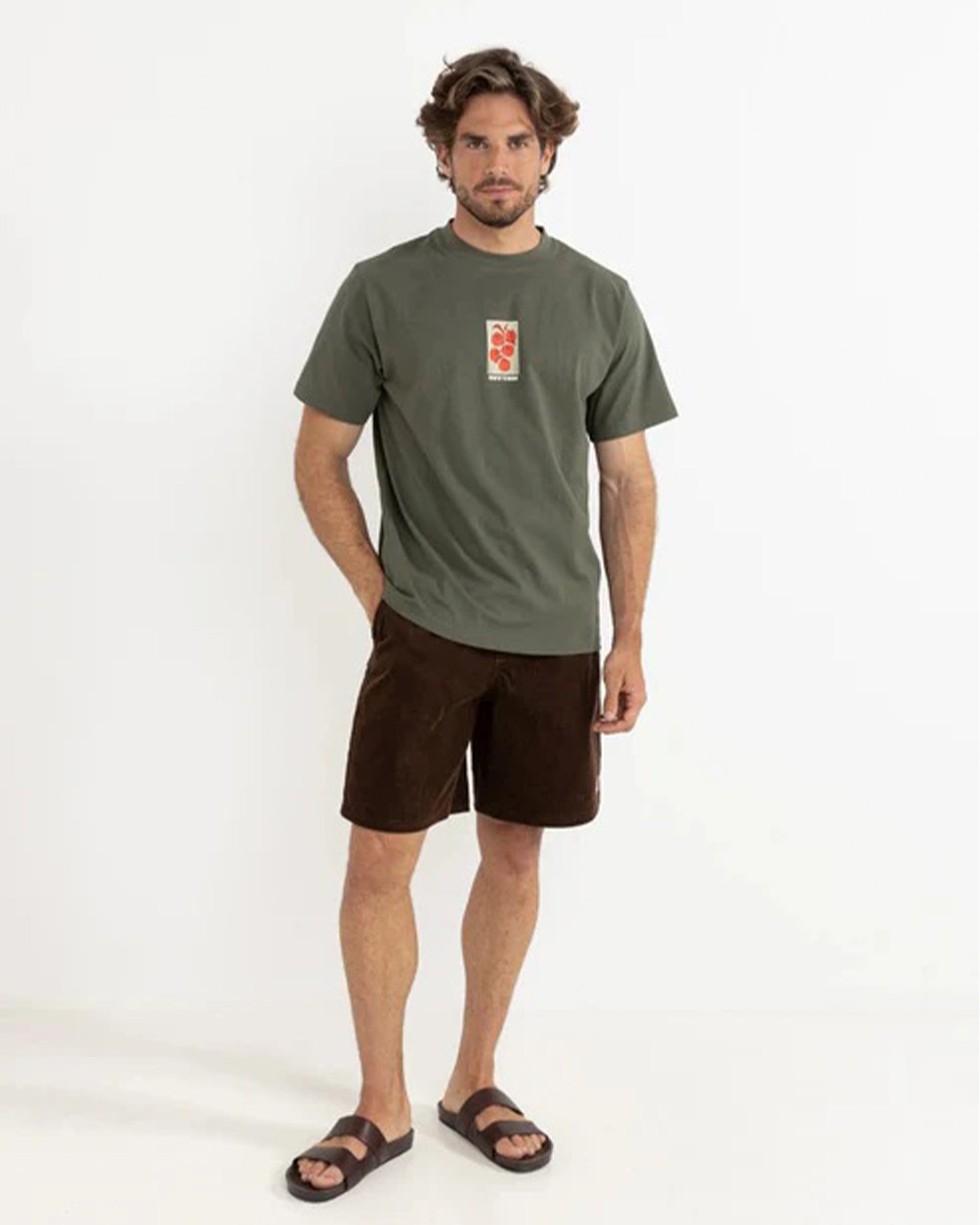 Rhythm Vine Ripened Vintage Short Sleeve T-Shirt - Forest