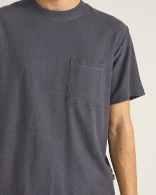 Rhythm Vintage Terry Short Sleeve T-Shirt - Vintage Navy