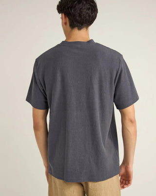 Rhythm Vintage Terry Short Sleeve T-Shirt - Vintage Navy