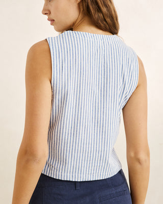 Rhythm Women's Vista Stripe Vest - Blue