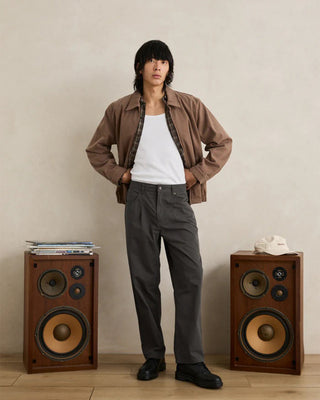 Rhythm Warped Straight Cut Pant - Grey
