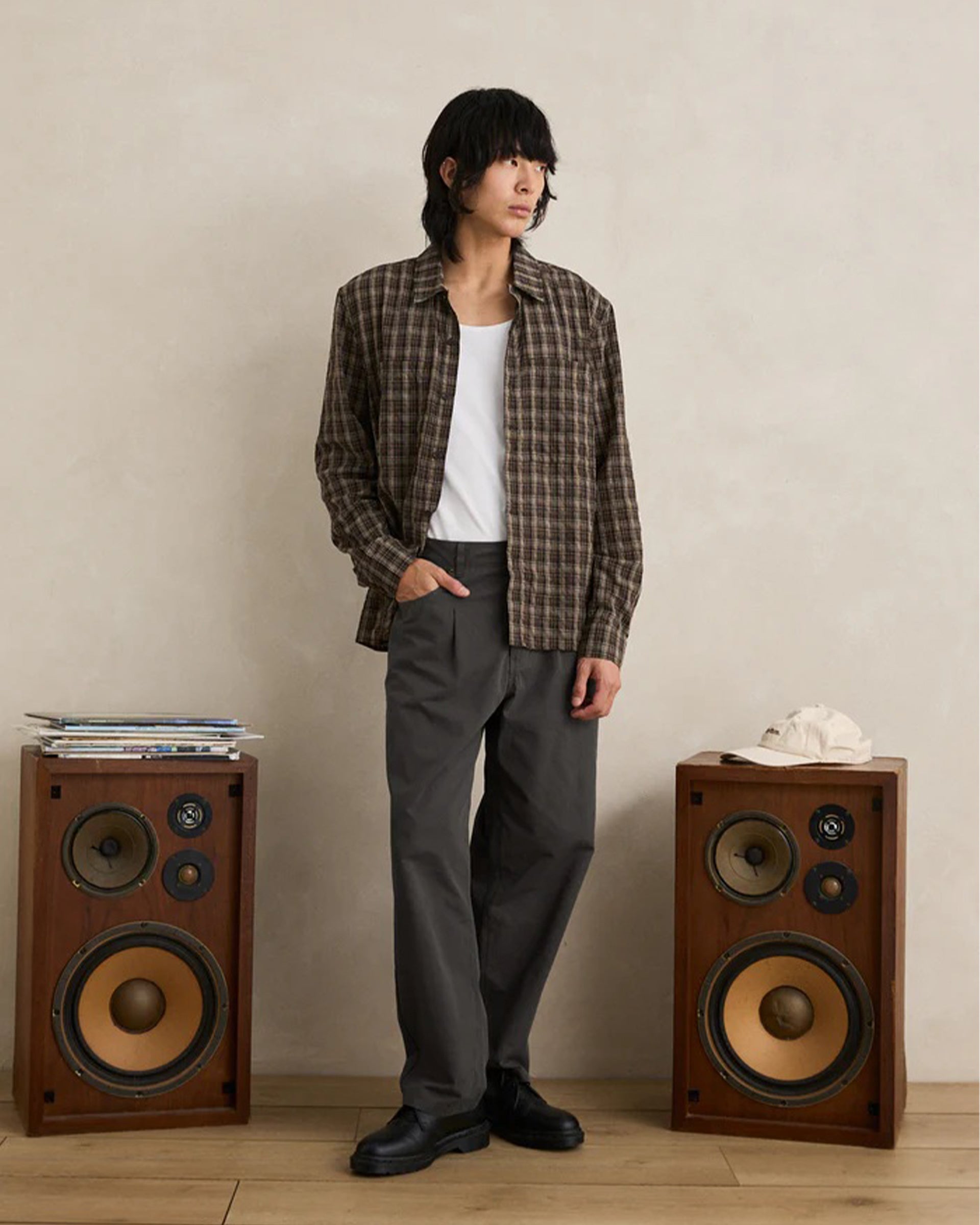 Rhythm Warped Straight Cut Pant - Grey