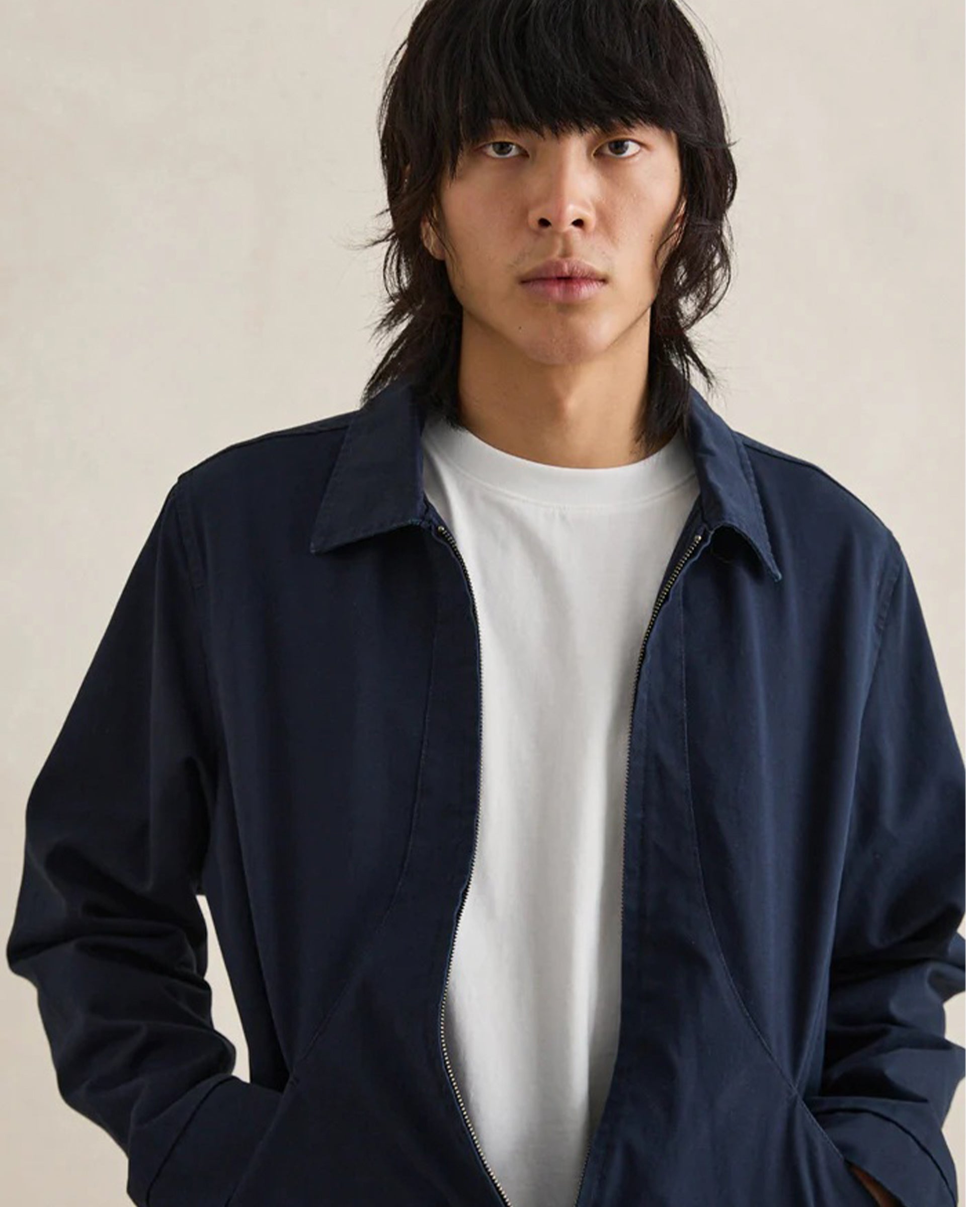 Warped Twill Jacket - Midnight Navy – Jack's Surfboards