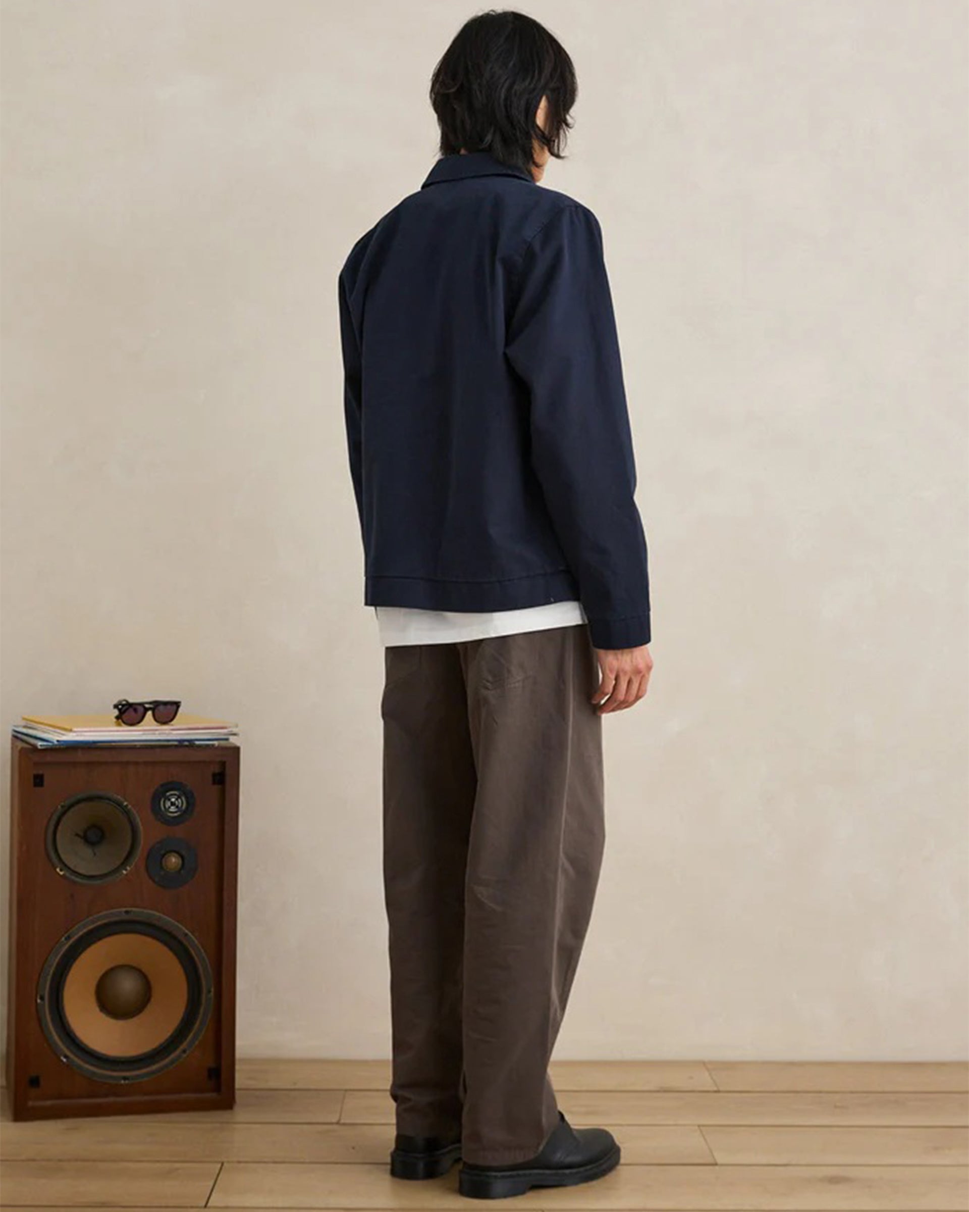 Rhythm Warped Twill Jacket - Midnight Navy
