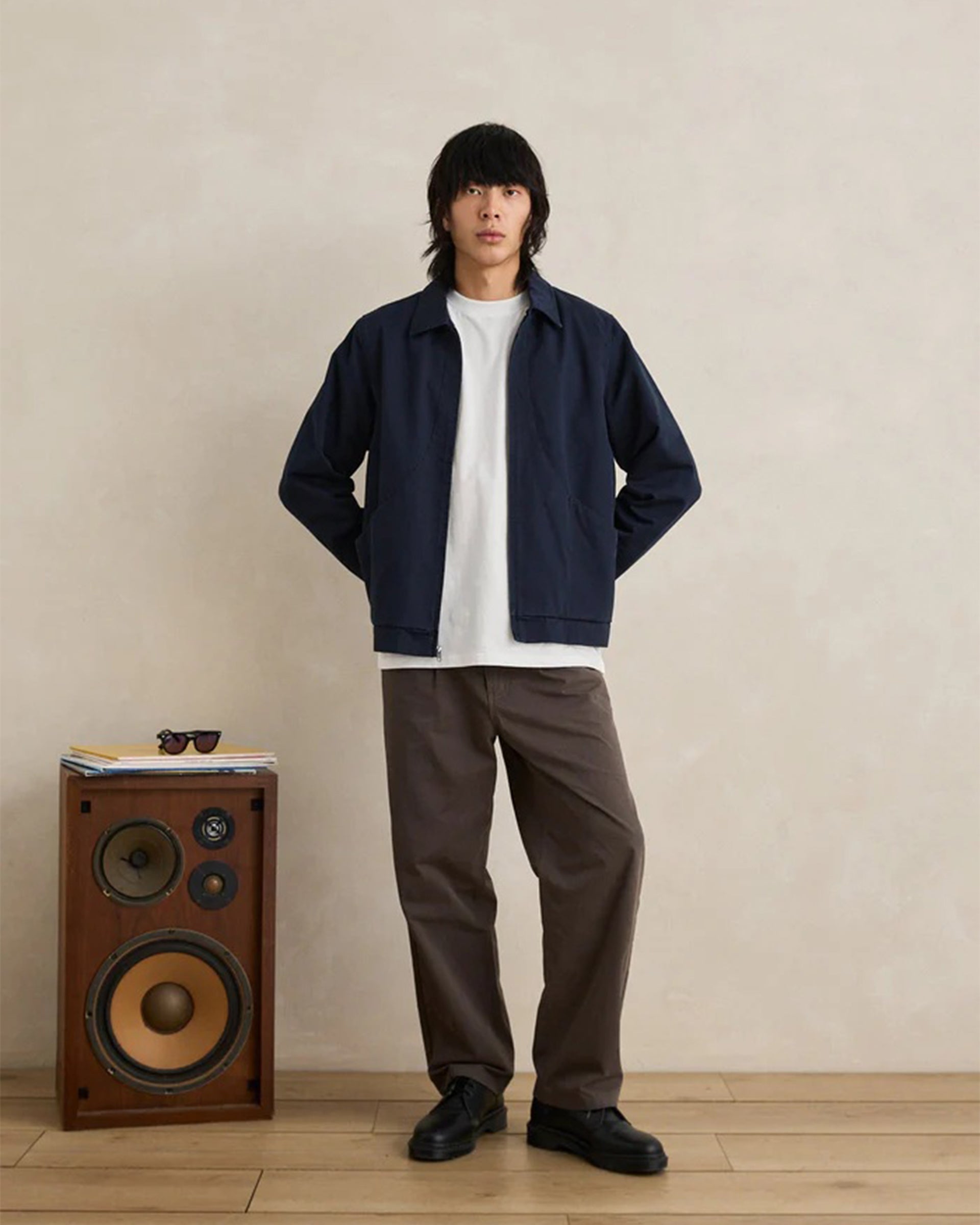 Warped Twill Jacket - Midnight Navy – Jack's Surfboards