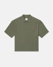 Rhythm Wash Check Relaxed Short Sleeve Shirt - Green