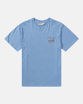 Rhythm Worn Path Short Sleeve T-Shirt - Sea Blue