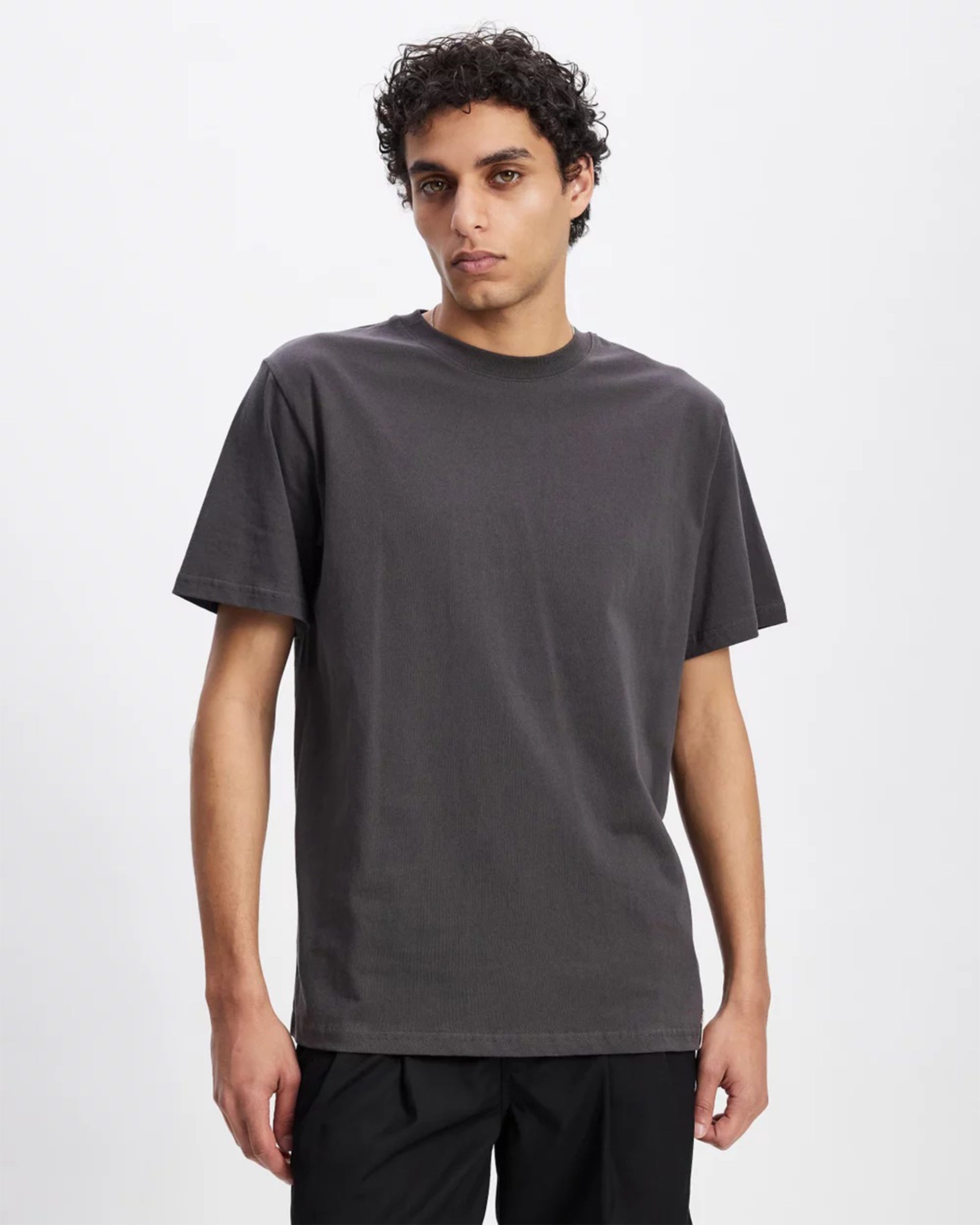 Woven Vintage S/S T-Shirt - Black