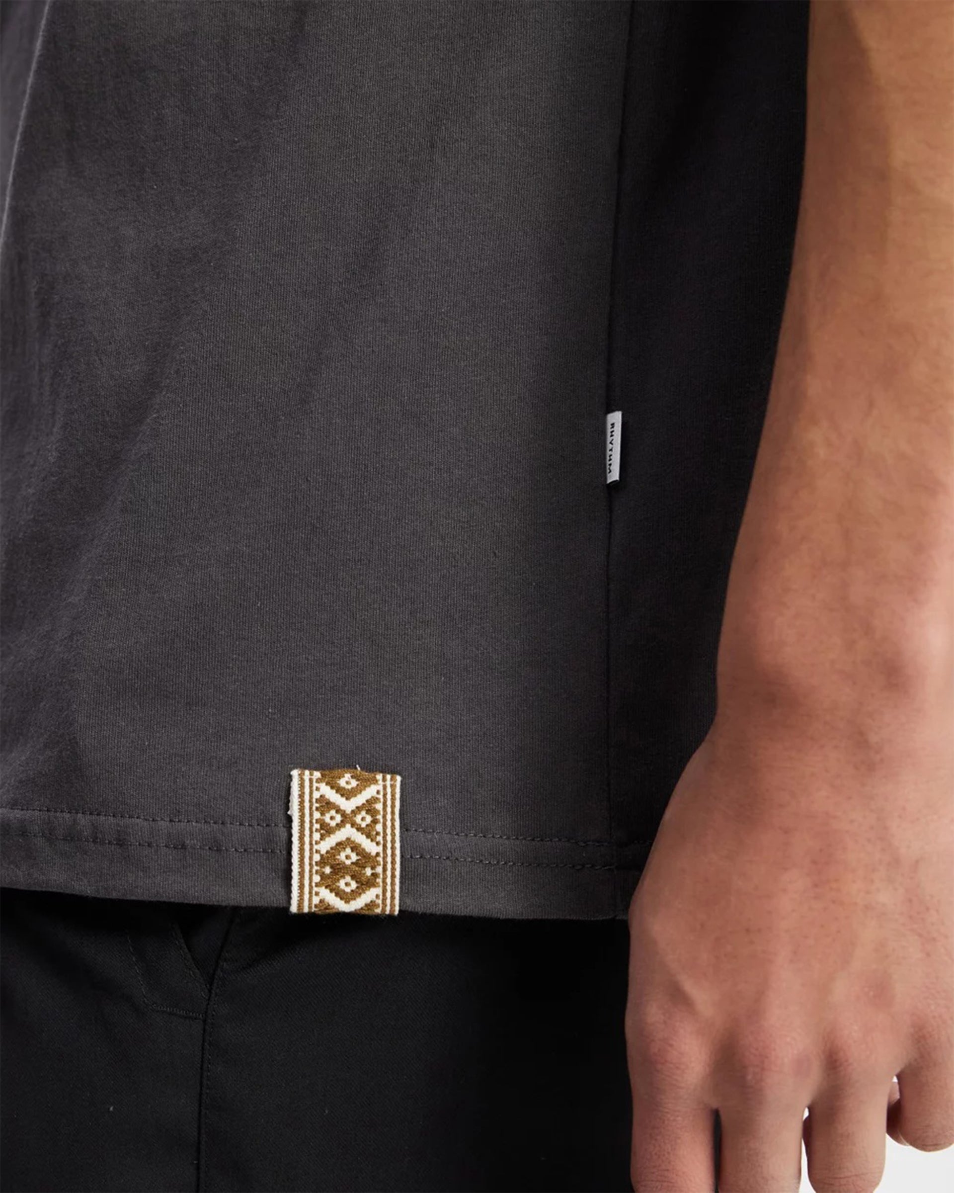 Woven Vintage S/S T-Shirt - Black