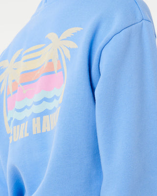 Rip Curl Women's Aloha Zip Thru Hoodie - Cornflower Blue