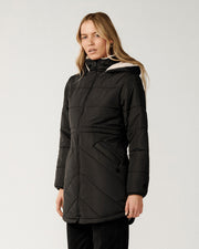 Rip Curl Anti-Series Anoeta Long Line Jacket - Washed Black