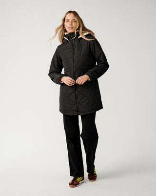 Rip Curl Anti-Series Anoeta Long Line Jacket - Washed Black
