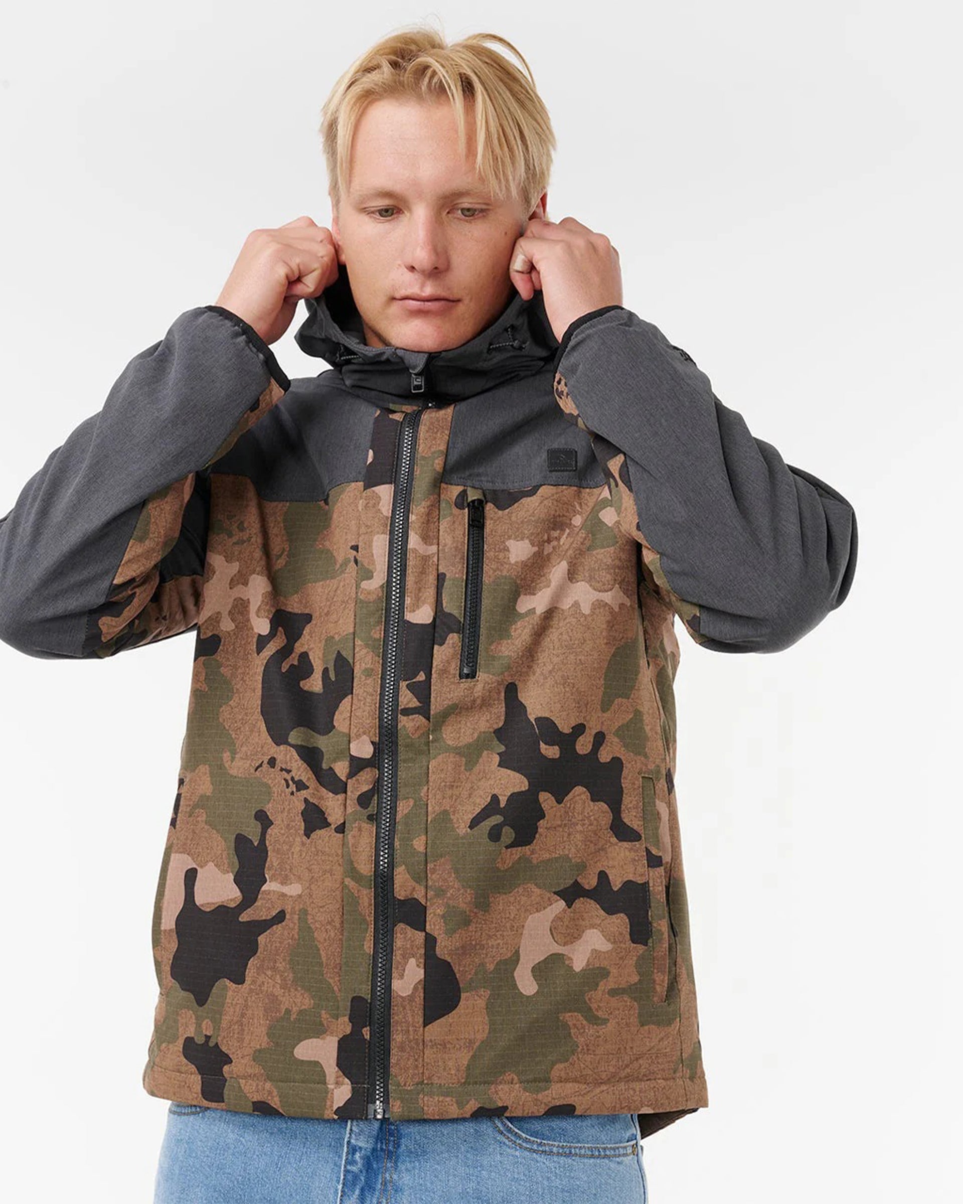 Rip Curl Anti-Series Elite Lined Jacket - Camo