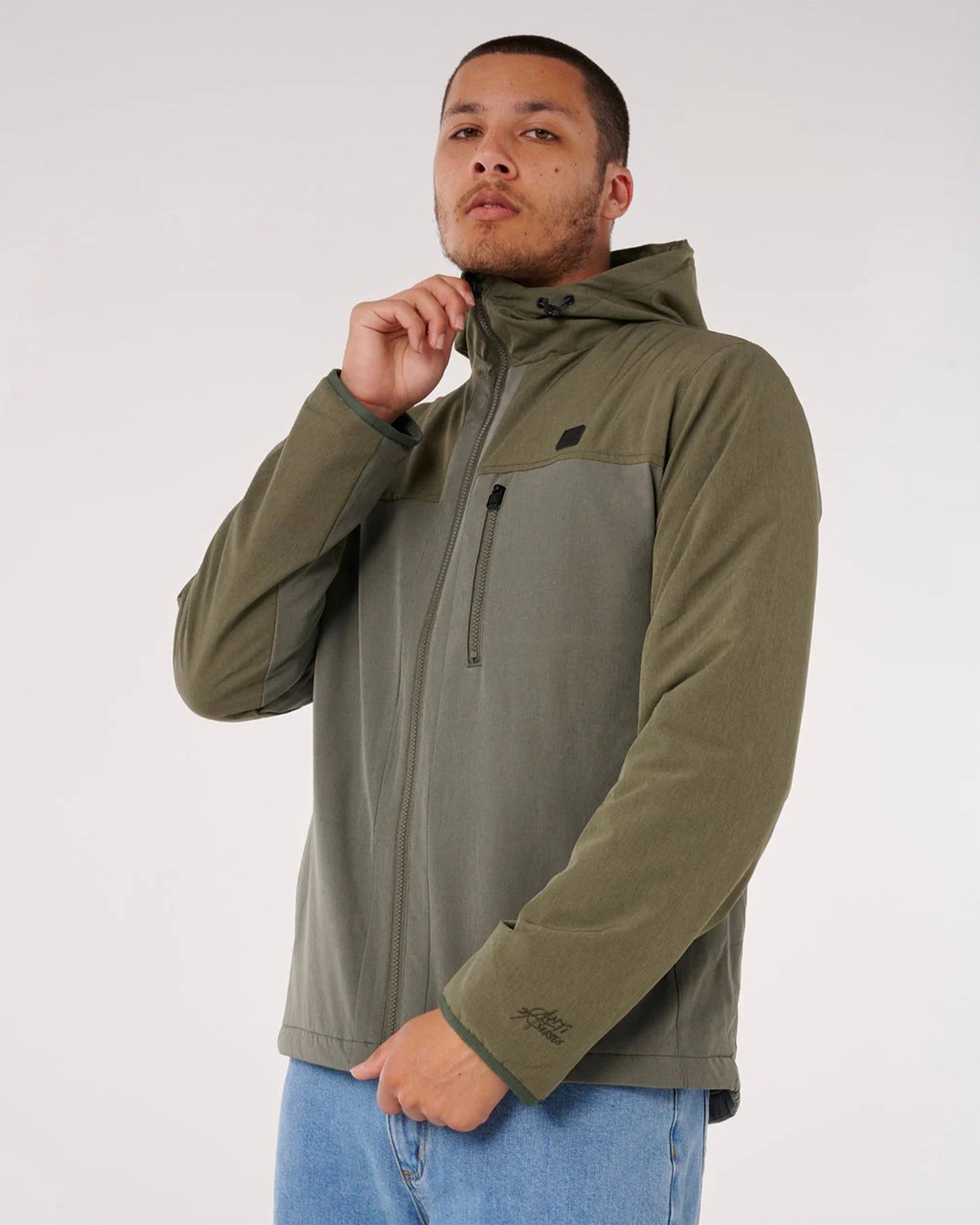 Rip Curl Anti-Series Elite Lined Jacket - Deep Cactus