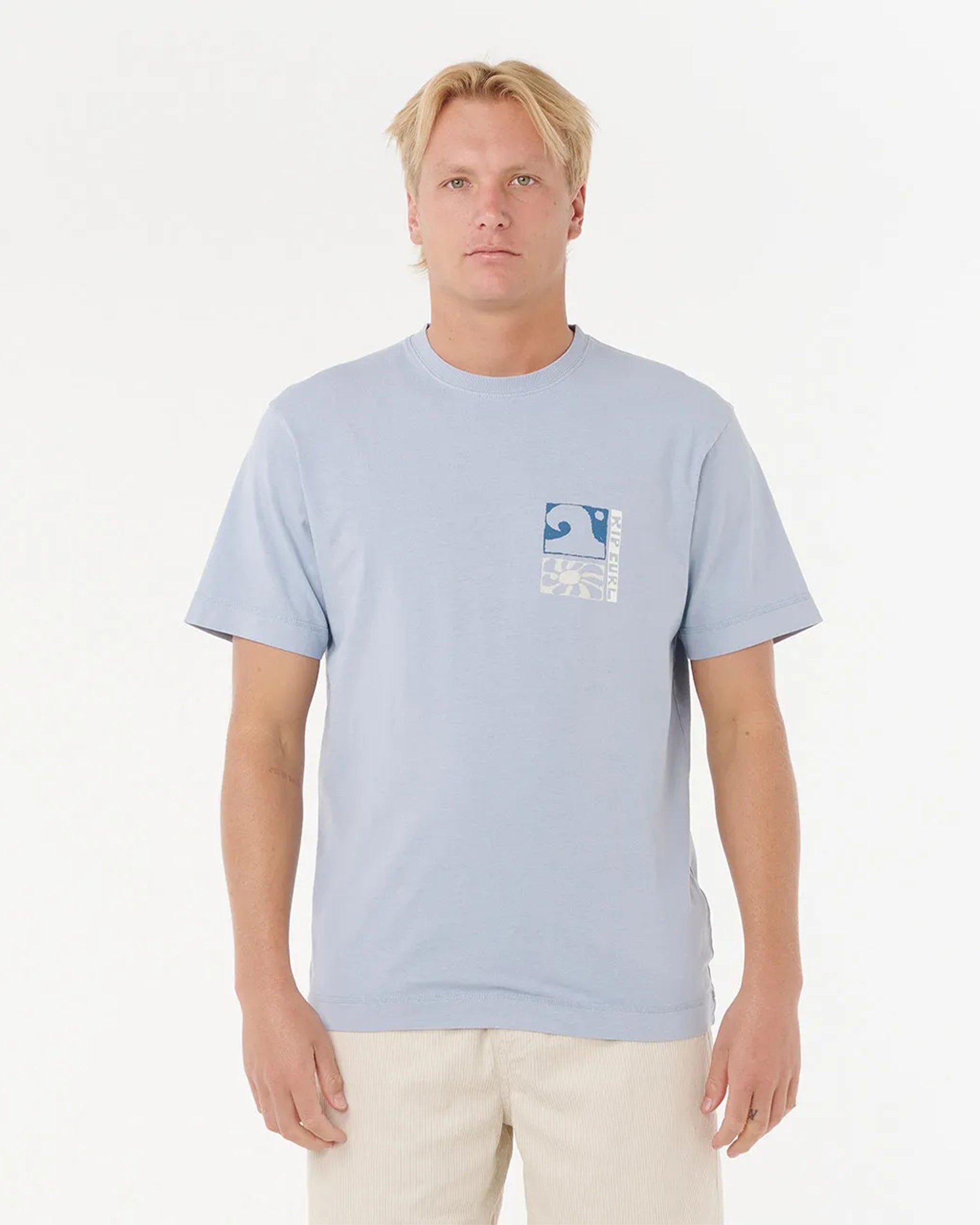 Rip Curl Artists of the Year Ty Williams Coastline S/S T-Shirt - Spray Blue