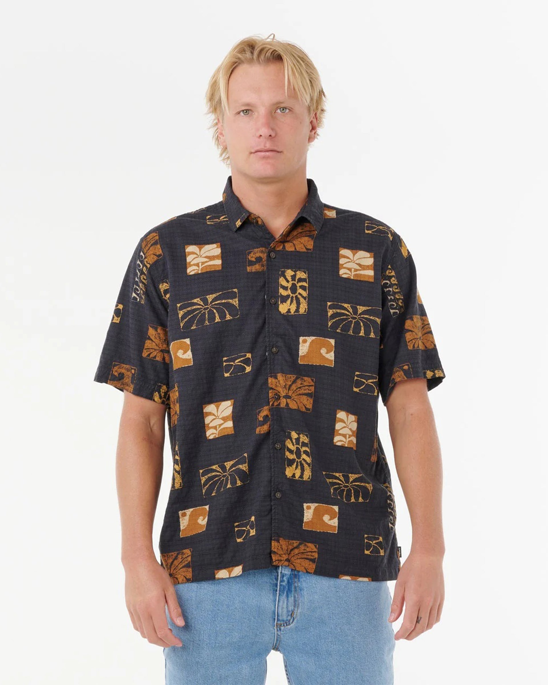 Rip Curl Artist Of The Search - Ty Williams S/S Shirt - Washed Black