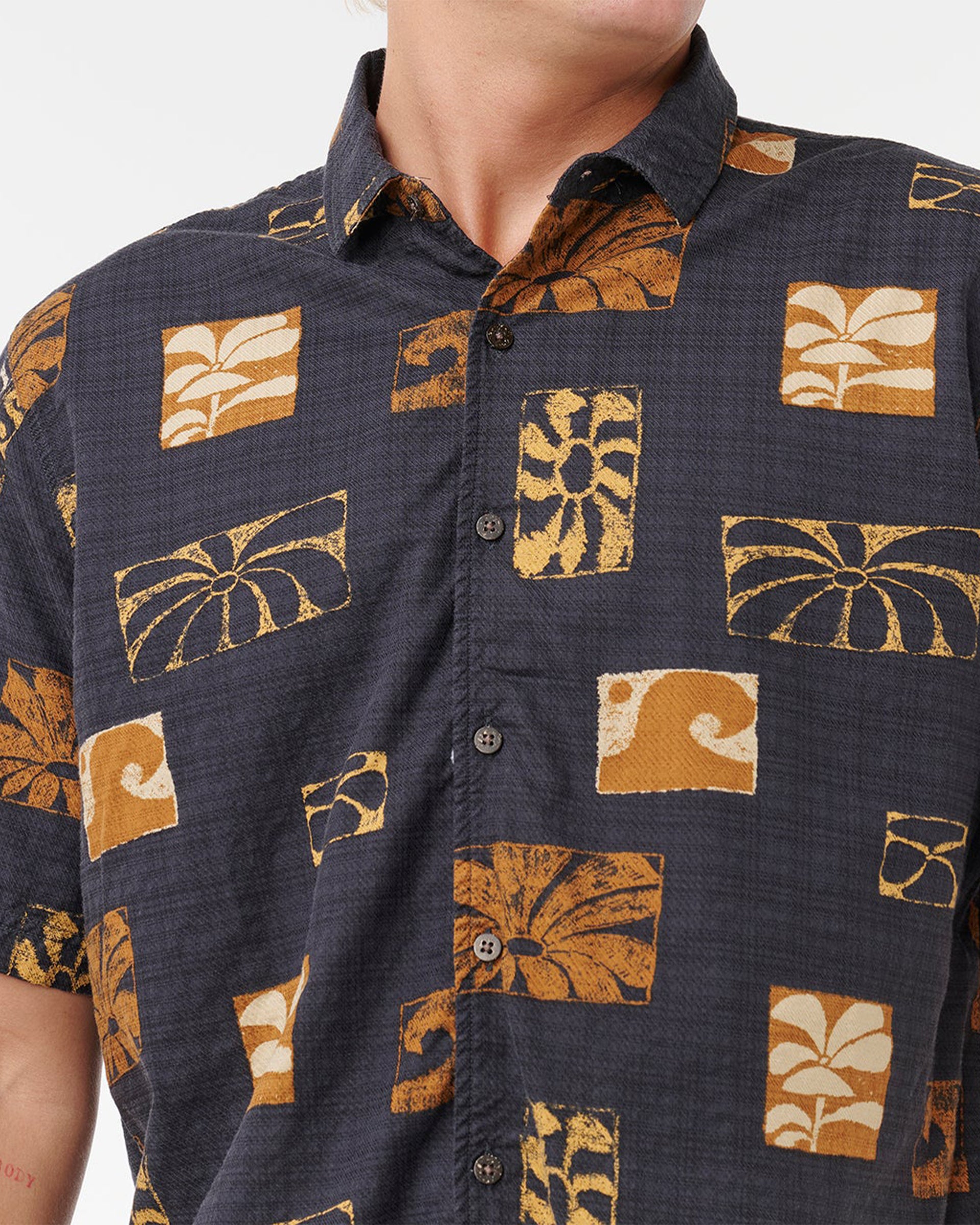 Rip Curl Artist Of The Search - Ty Williams S/S Shirt - Washed Black