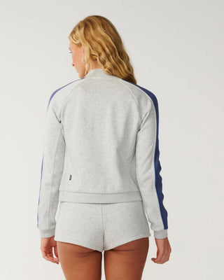 Rip Curl Women's Archive Script Booty Short - Grey Marle/Navy