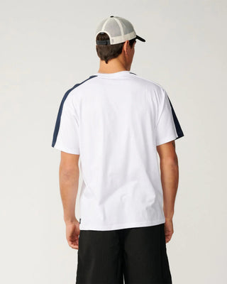 Rip Curl Archive Up Top Panel Loose Short Sleeve T-Shirt - White