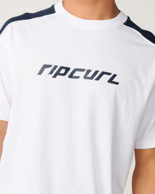 Rip Curl Archive Up Top Panel Loose Short Sleeve T-Shirt - White