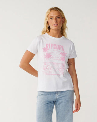 Rip Curl Women's Bossa Nova Standard Tee - White