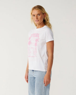 Rip Curl Women's Bossa Nova Standard Tee - White