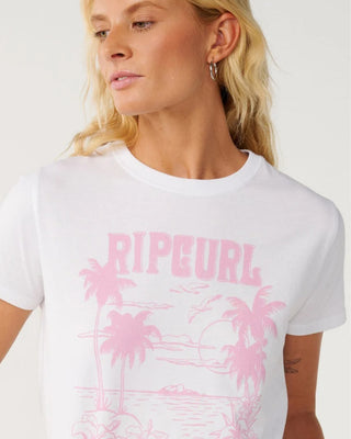 Rip Curl Women's Bossa Nova Standard Tee - White