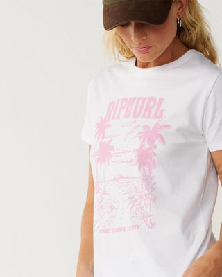 Rip Curl Women's Bossa Nova Standard Tee - White