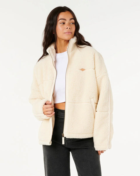 Cala Nights Sherpa Jacket - Lily – Jack's Surfboards