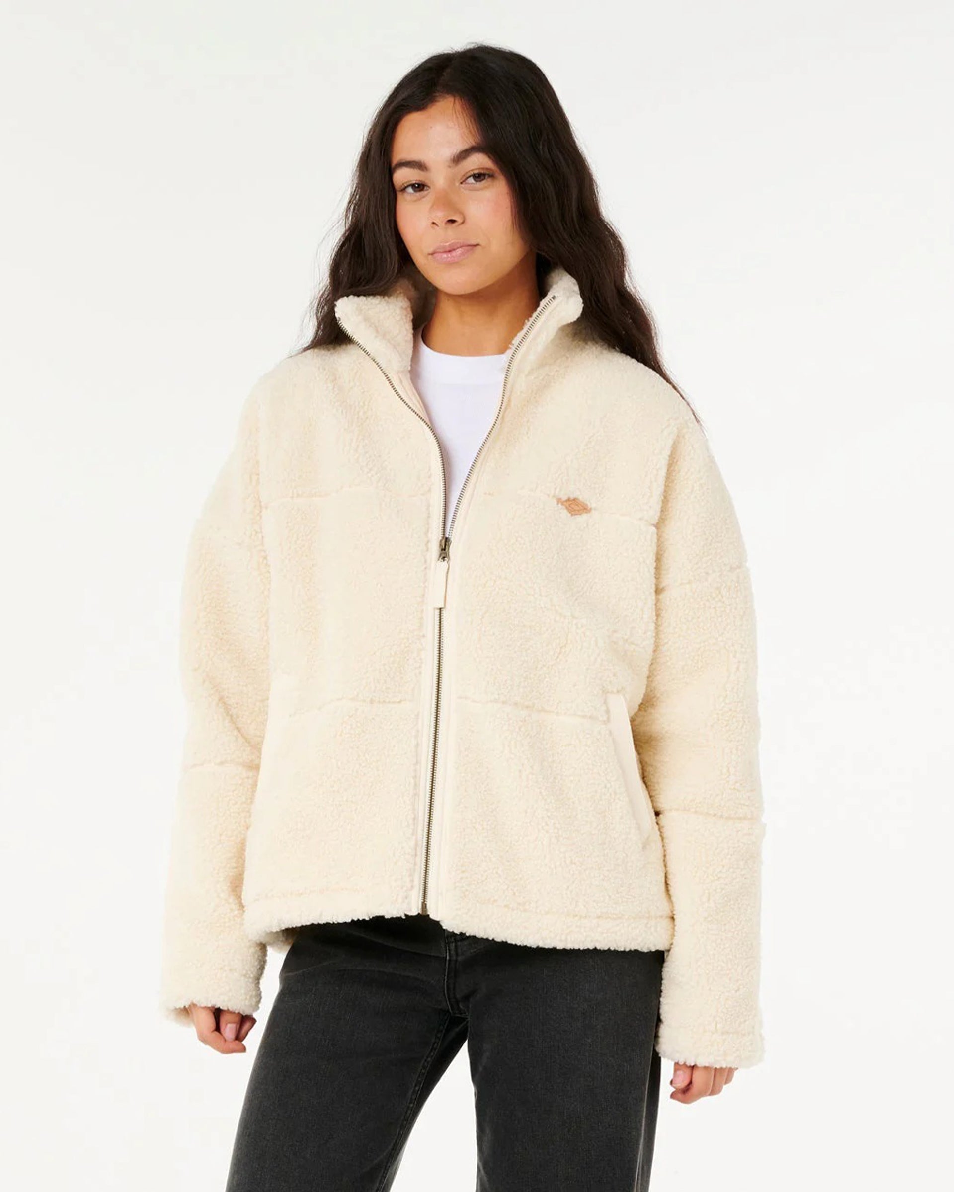Cala Nights Sherpa Jacket - Lily – Jack's Surfboards