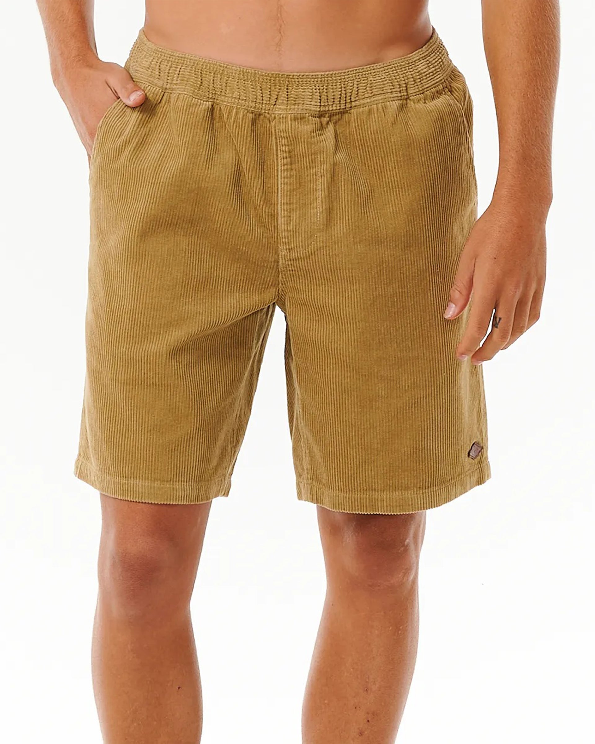 Rip Curl Classic Surf Cord Volley Boardshort- Dark Khaki