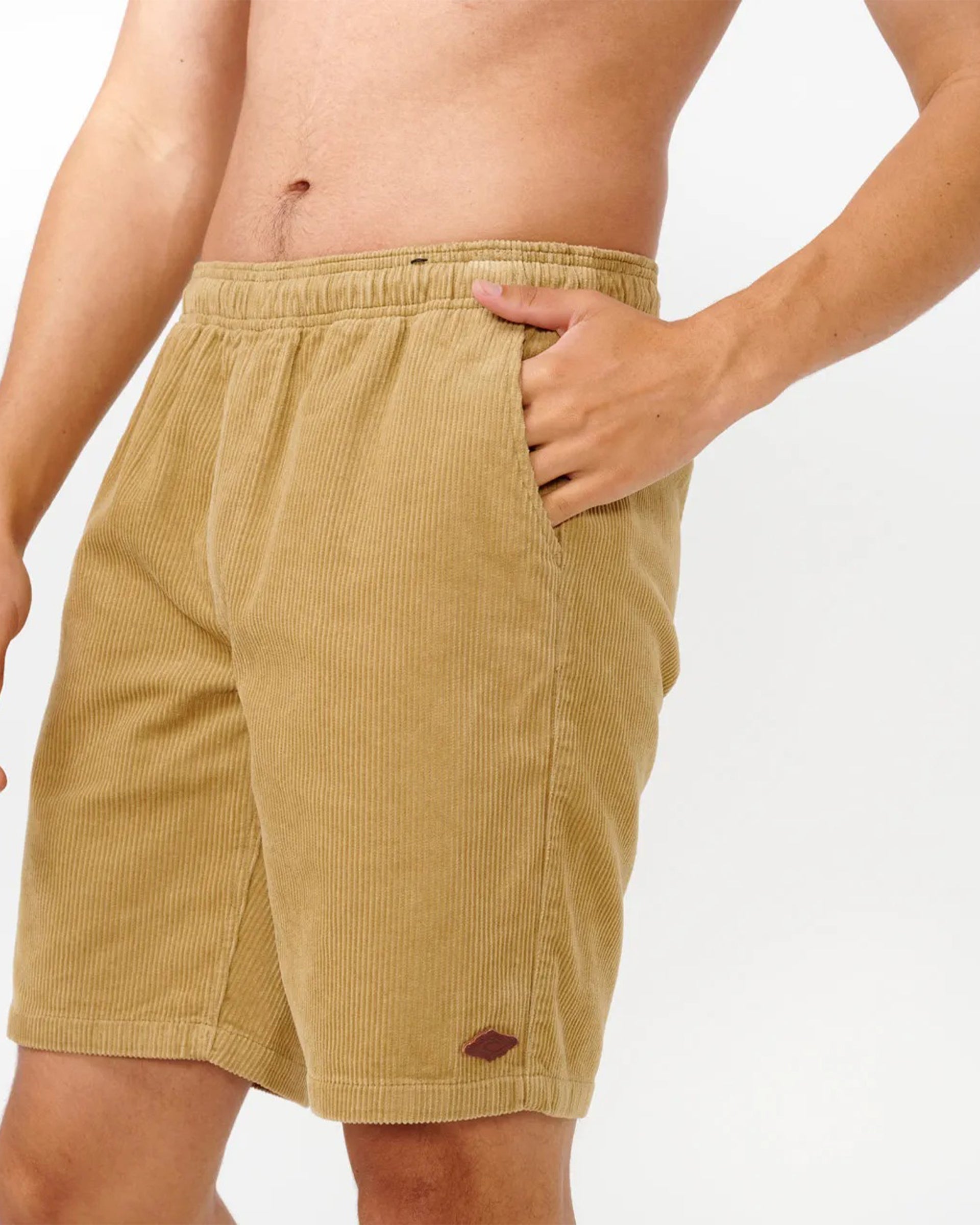 Rip Curl Classic Surf Cord Volley Boardshort- Dark Khaki