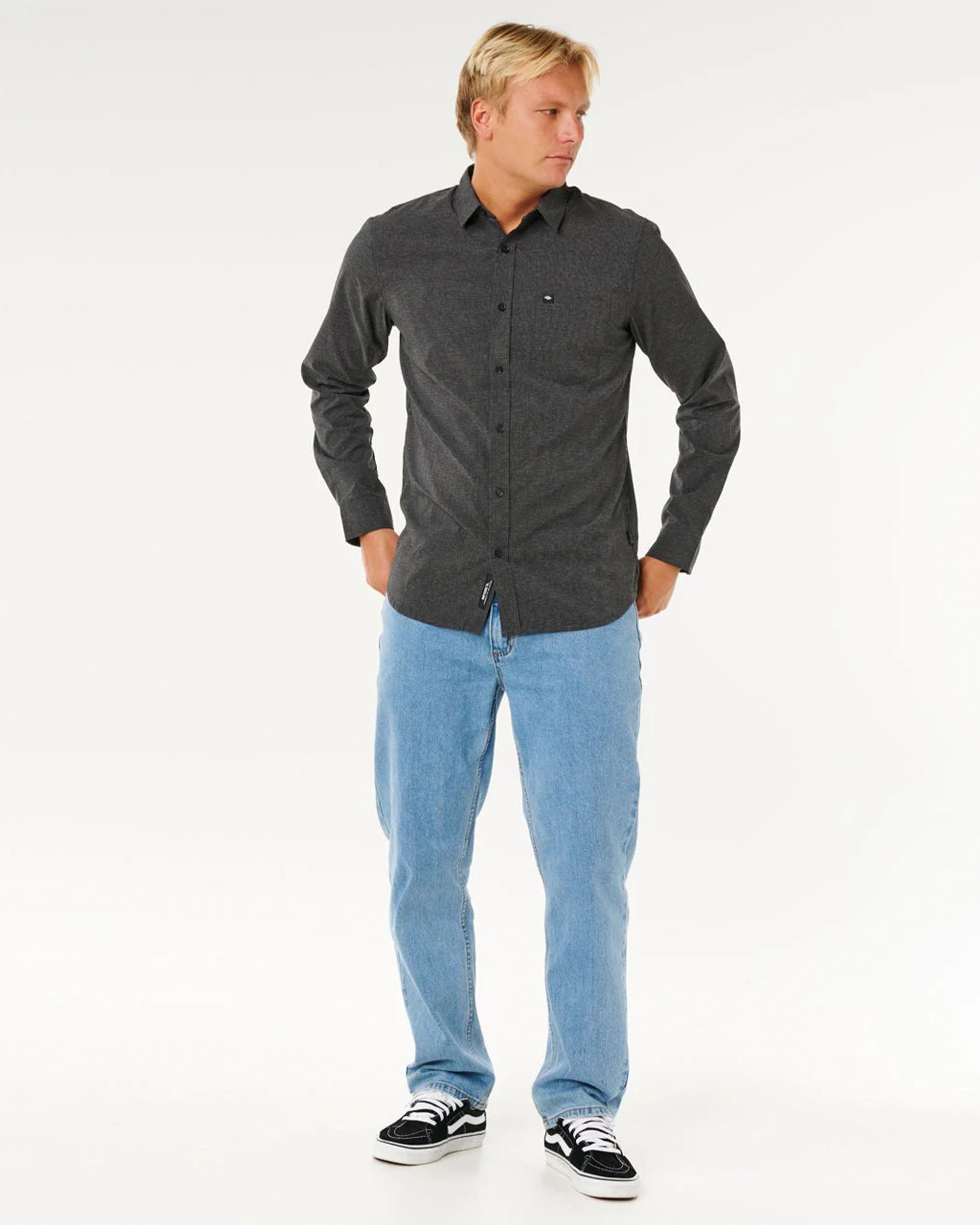 Rip Curl Classic Surf Tech Long Sleeve Shirt - Black