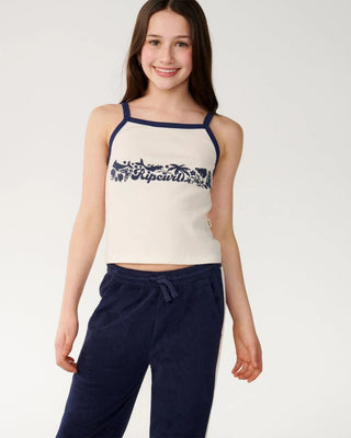 Rip Curl Girl's (8-16) Costa Del Sol Tank - Bone