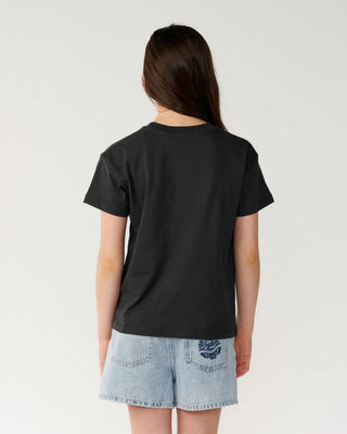 Rip Curl Girl's (8-16) Costa Del Sol Band Tee - Washed Black