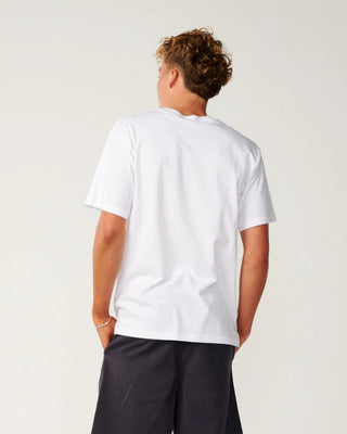 Rip Curl Disorder Balance Loose Short Sleeve T-Shirt - White