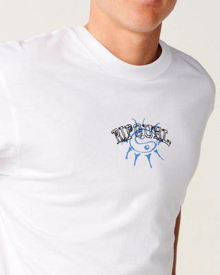 Rip Curl Disorder Balance Loose Short Sleeve T-Shirt - White